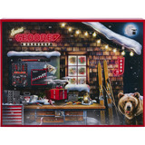 GEDORE red Adventskalender 2025, Werkzeug-Set schwarz/rot, 51-teilig, 1/4"