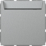 Gira Hotel-Card Schließer mit Neutralleiterklemme einpolig, Taster aluminium, Retail