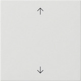 Gira Wippe einfach mit Pfeilsymbolen glänzend System 55 Bedienwippe als Ersatz weiß, Retail