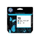HP Druckkopf Nr.70 Matt-Schwarz, Cyan (C9404A) 
