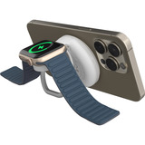 Hyper HyperJuice Qi2 2-in-1 Magnetischer Ladeständer, Ladestation weiß/silber