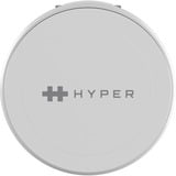 Hyper HyperJuice Qi2 2-in-1 Magnetischer Ladeständer, Ladestation weiß/silber
