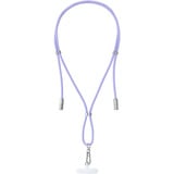 Intenso Handykette und Lade-/Datenkabel Cell Phone Charging Lanyard violett, 1,65 Meter, USB-C, PD3.0 / QC4.0, Nylon