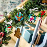 LEGO 40744 Iconic Verschiedene Christbaumanhänger, Konstruktionsspielzeug 