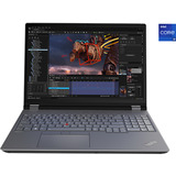Lenovo  ThinkPad P16 G2 (21FA005QGE), Notebook grau/schwarz, Intel® Core™ i9-13980HX, NVIDIA RTX 5000, 96 GB DDR5, 2 TB (2 TB SSD), Windows 11 Pro