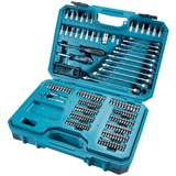 Makita Handwerkzeug-Set E-10883, 221-teilig blau, inkl. 2 Umschalt-Knarren, 1/4" und 1/2"