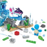 Mattel MEGA Pokémon Wasserabenteuer, Konstruktionsspielzeug mit 3 Actionfiguren, 319 Teile