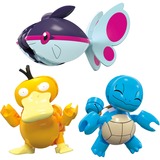 Mattel MEGA Pokémon Wasserabenteuer, Konstruktionsspielzeug mit 3 Actionfiguren, 319 Teile