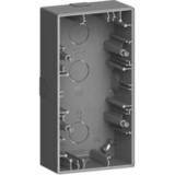 Merten Aufputzgehäuse zwei fach anthrazit, Retail