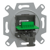 Merten USB Anschlussdosen Einsatz 1 fach, Befestigung/Montage grau, Retail