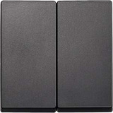 Merten Wippe zweiteilig für Serien-, Doppelwechselschalter- und Doppeltaster-Einsatz anthrazit, Retail