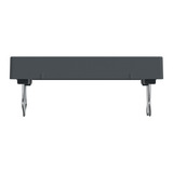 Merten Zentralplatte für USB Ladestation Einsatz aus Thermoplast matt anthrazit, Retail