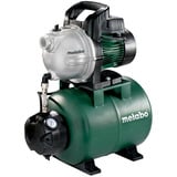 Metabo HWW 4000/25 G (600971000) Hauswasserwerk, Pumpe grün/schwarz, 1100 Watt