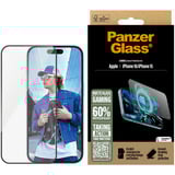 PanzerGlass Gaming Displayschutz Ultra-Wide Fit, Schutzfolie transparent, iPhone 16 / 15, EasyAligner