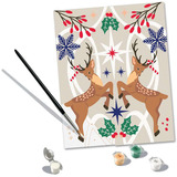 Ravensburger CreArt - Weihnachtlicher Hirsch, Malen 