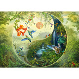 Schmidt Spiele Silvia Christoph: Yin & Yang Im Wald der Kolibris, Puzzle 1000 Teile