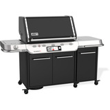 Weber Gasgrill Summit FS38X E Smart, Black schwarz/edelstahl, mit CRAFTED Basis-Rahmen und Sear Zone