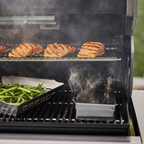 Weber Gasgrill Summit FS38X E Smart, Black schwarz/edelstahl, mit CRAFTED Basis-Rahmen und Sear Zone