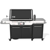 Weber Gasgrill Summit FS38X E Smart, Black schwarz/edelstahl, mit CRAFTED Basis-Rahmen und Sear Zone