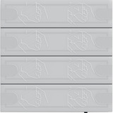 0 KNX Tastsensor Komfort vierfach für Gira One und KNX mit Raumthermostat anthrazit, Retail