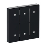 0 Wippe dreifach Elektroniktaster anthrazit, Retail