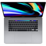 Apple MacBook Pro 40.65 cm (16") 2019 Generalüberholt, Notebook grau, 32 GB DDR4, 1 TB (1 TB PCIe basierter Flash-Speicher), macOS, Deutsch