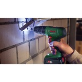 Bosch Heimwerken & Garten Akku-Schlagbohrschrauber EasyImpact 18V-40 grün/schwarz, Li-Ionen Akku 2,0Ah, Koffer, POWER FOR ALL ALLIANCE