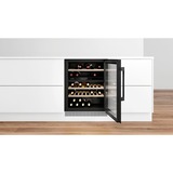 Bosch KWK16ABGB Serie 6, Weinkühlschrank schwarz, 2 Temperaturzonen