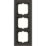 Busch-Jaeger Abdeckrahmen 3-fach, Abdeckung grau, Retail