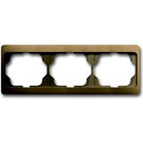 Busch-Jaeger Rahmen dreifach waagerecht alpha 1723 KA-21 bronze, Retail