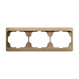 Busch-Jaeger Rahmen dreifach waagerecht alpha 1723 KA-21 bronze, Retail