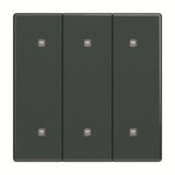 Busch-Jaeger Wippe dreifach Elektroniktaster anthrazit, Retail