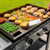 Char-Griller Grillplatten Starterset für Flat Iron Griddle, Grillbesteck 