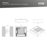 Digitus 8P G Ethernet Netzwerk  Switch, Flat, Industrial UNM 