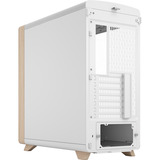 Fractal Design Summit Chalk White TG Clear Tint, Tower-Gehäuse weiß/holz
