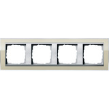 Gira Abdeckrahmen vierfach, Abdeckung beige, Retail