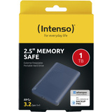Intenso Memory Safe 1 TB, Externe Festplatte blau, extern, USB-A 3.2 Gen 1 (5 Gbit/s)