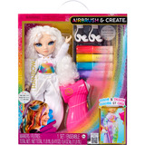 MGA Entertainment Rainbow High Air Brush & Create - Green Eyes, Puppe 