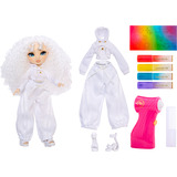MGA Entertainment Rainbow High Air Brush & Create - Green Eyes, Puppe 
