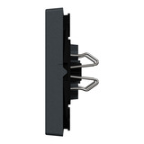 Merten Doppelwippe für Serien- und Doppeltaster-Einsatz, 2-fach, Material Thermoplast edelmatt anthrazit, Retail