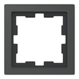 Merten Rahmen 1-fach schwarz (matt), Retail