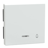 Merten Wippe Kontrollfenster Aufdruck Klingel weiß (glänzend), Retail