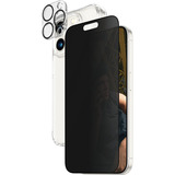 PanzerGlass Privacy 3-in-1 Set, Sets transparent/schwarz, iPhone 15 Pro
