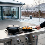 Petromax Feuerpfanne fp25 Essential Line, mit Stiel schwarz, Ø 25cm