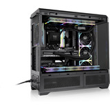 Thermaltake View 600 TG Black, Big-Tower-Gehäuse schwarz, Tempered Glass