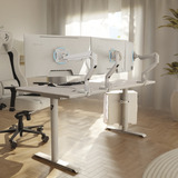 Arozzi Alzare Neo Single, Monitorhalterung weiß