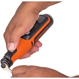 BLACK+DECKER Multifunktions-Werkzeug BCRT8IK-XJ, 7,2Volt orange/schwarz, 52-teiliges Zubehör, im Koffer