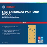 Bosch Professional Expert C470 Schleifblatt, 93 x 186mm, K120 50 Stück, für Schwingschleifer