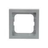 Busch-Jaeger Rahmen einfach zum Abdecken von Schaltern, Tastern und Steckdosen, future linear aluminium (gebürstet), Retail
