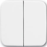 Busch-Jaeger Wippe zweiteilige Ausführung weiß, Retail